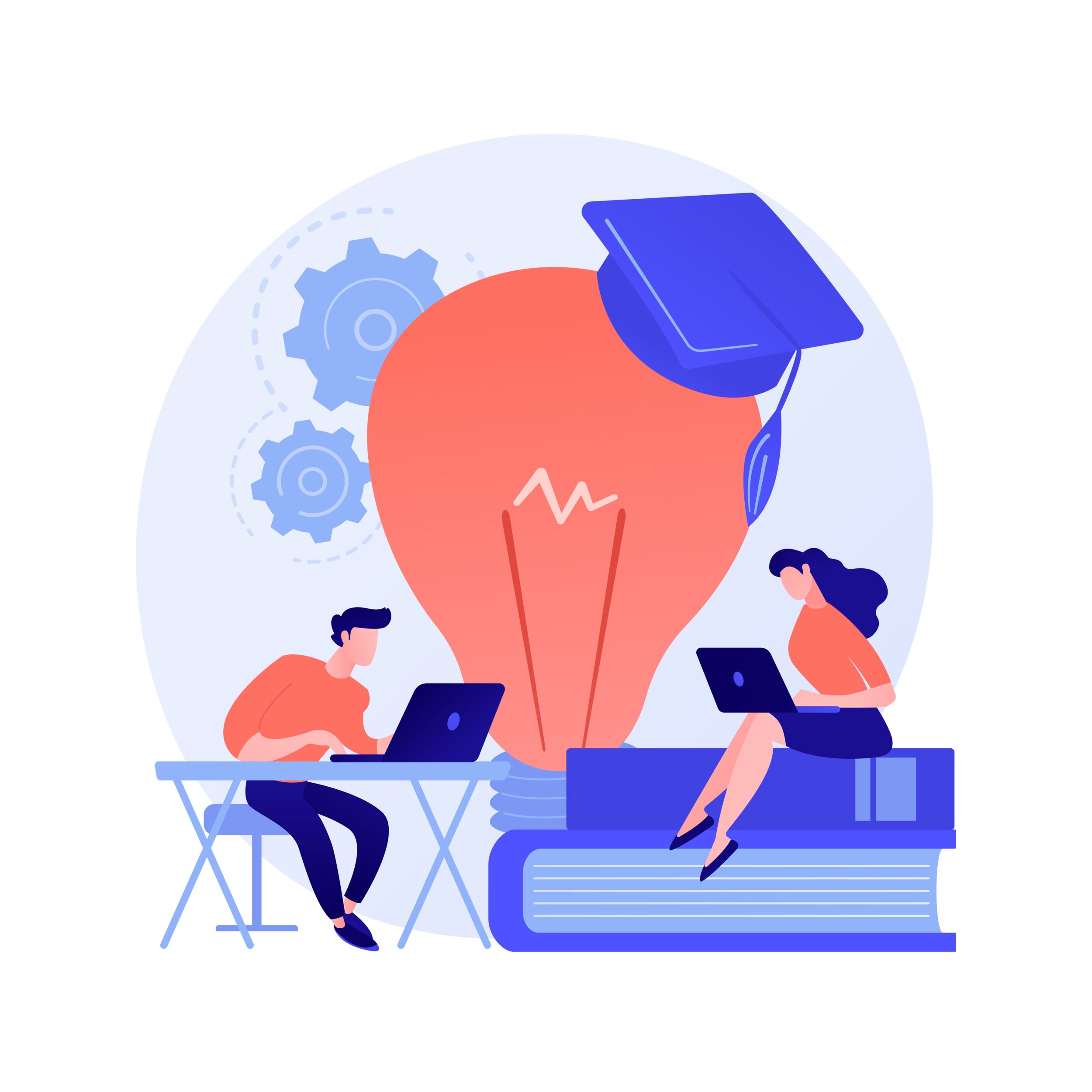 Interesting chemistry facts online searching vector concept metaphor.